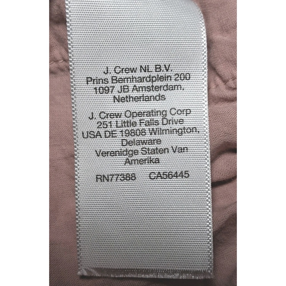 Madewell The Untailored Wide Leg Crop Pants Size M Dusty Rose Crepe Gauzy Beach - Picture 6 of 8
